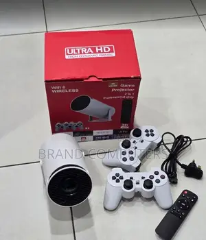 Hy300 Mini Projector With 2 Game Controller 3d Video Game Console
