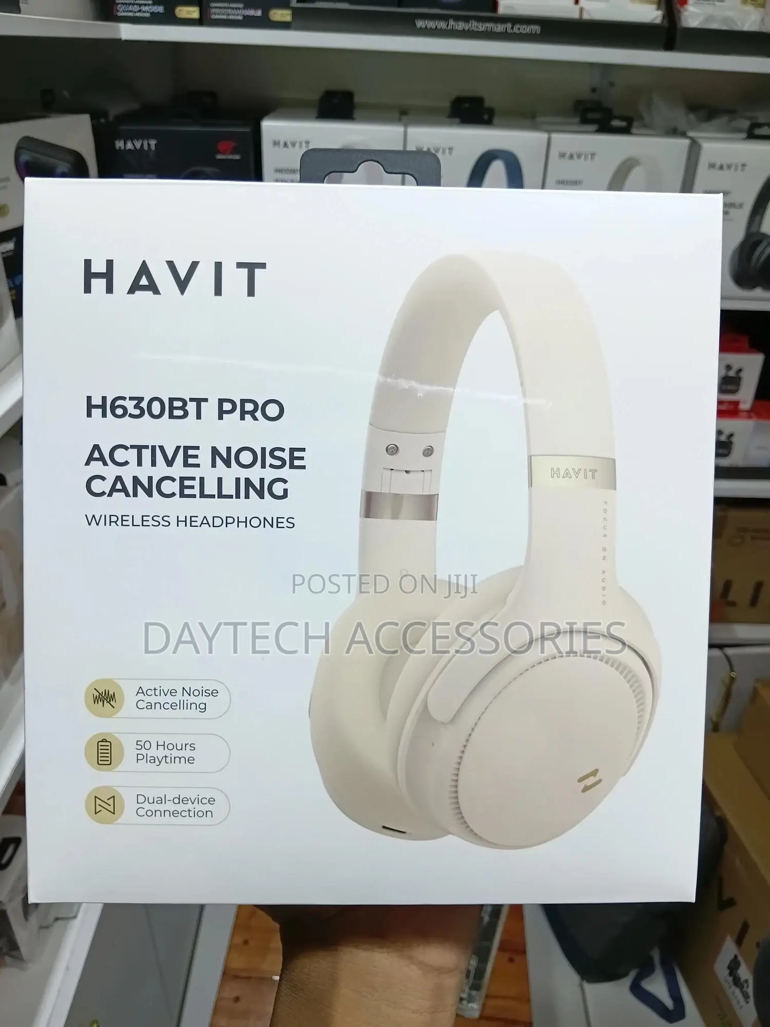 This Is a Havit H630bt Pro Active Noise Cancelling Wireless Headphone.