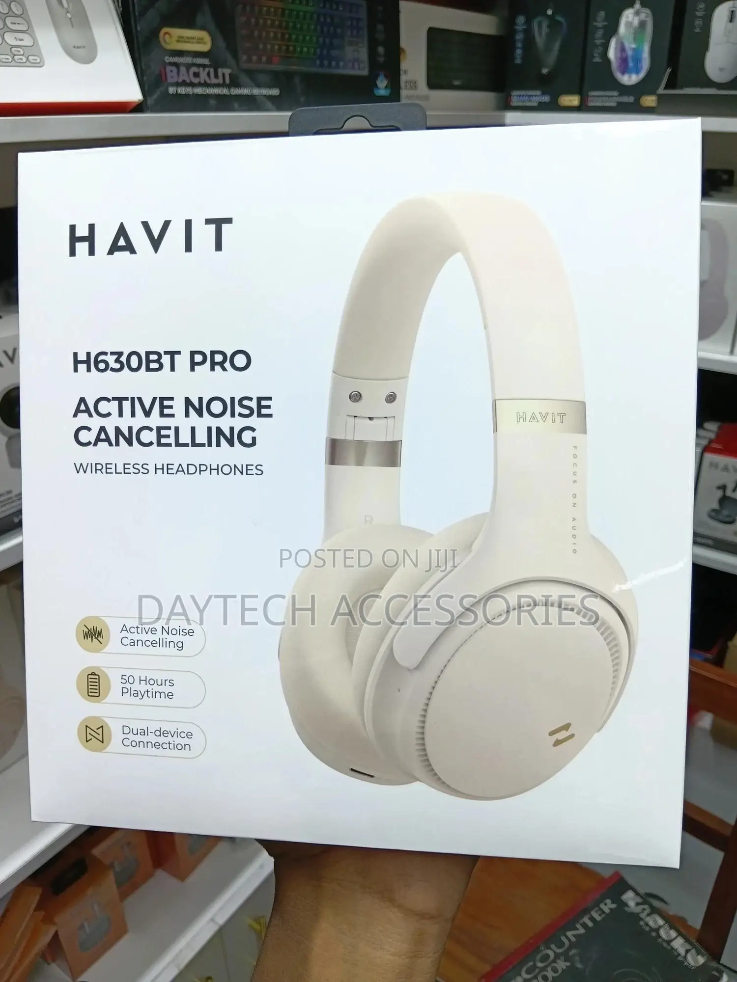 This Is a Havit H630bt Pro Active Noise Cancelling Wireless Headphone.