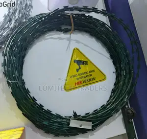 Green Galvanized Razor Wire 10mm