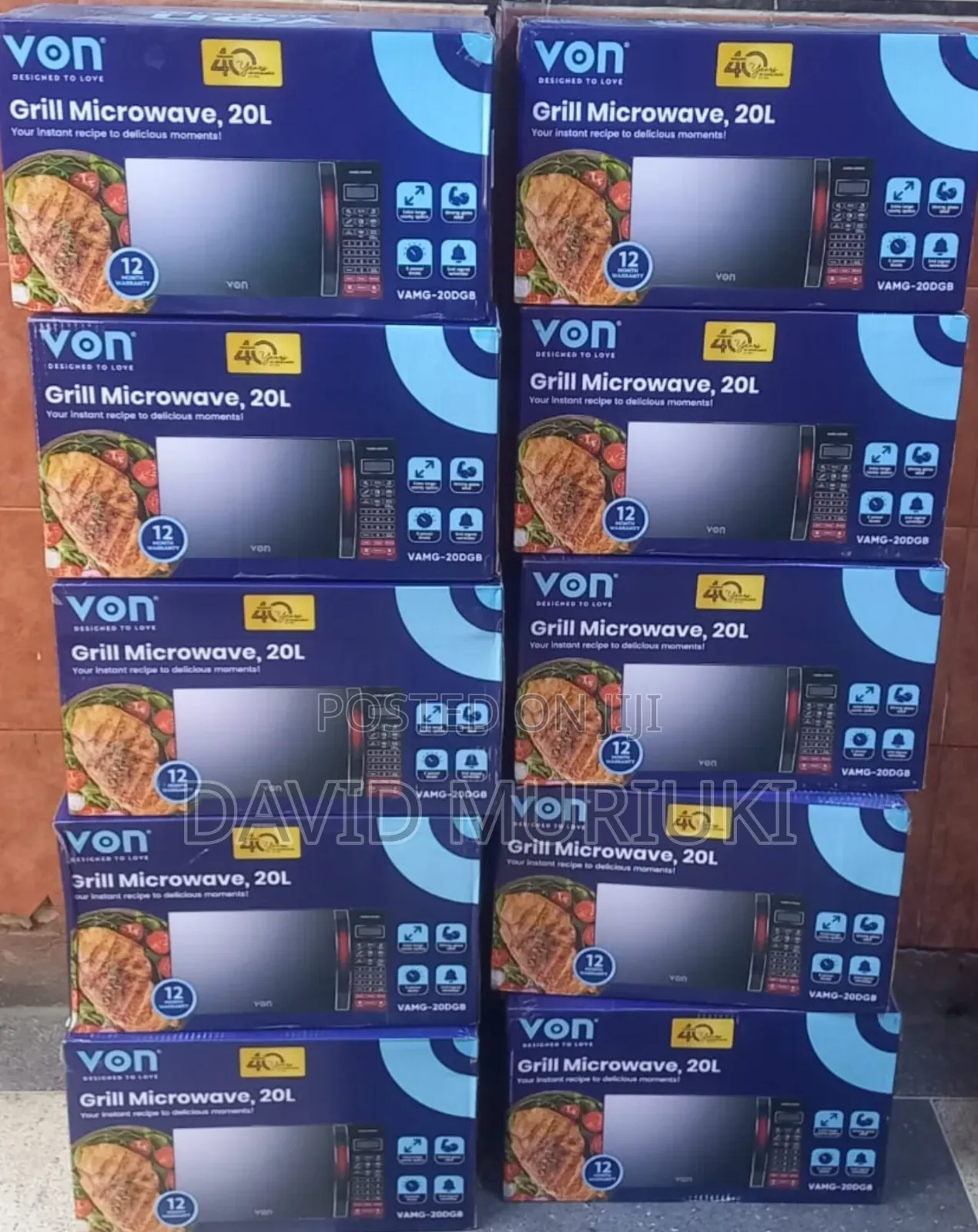 Von Microwave 20litres Digital With Grill