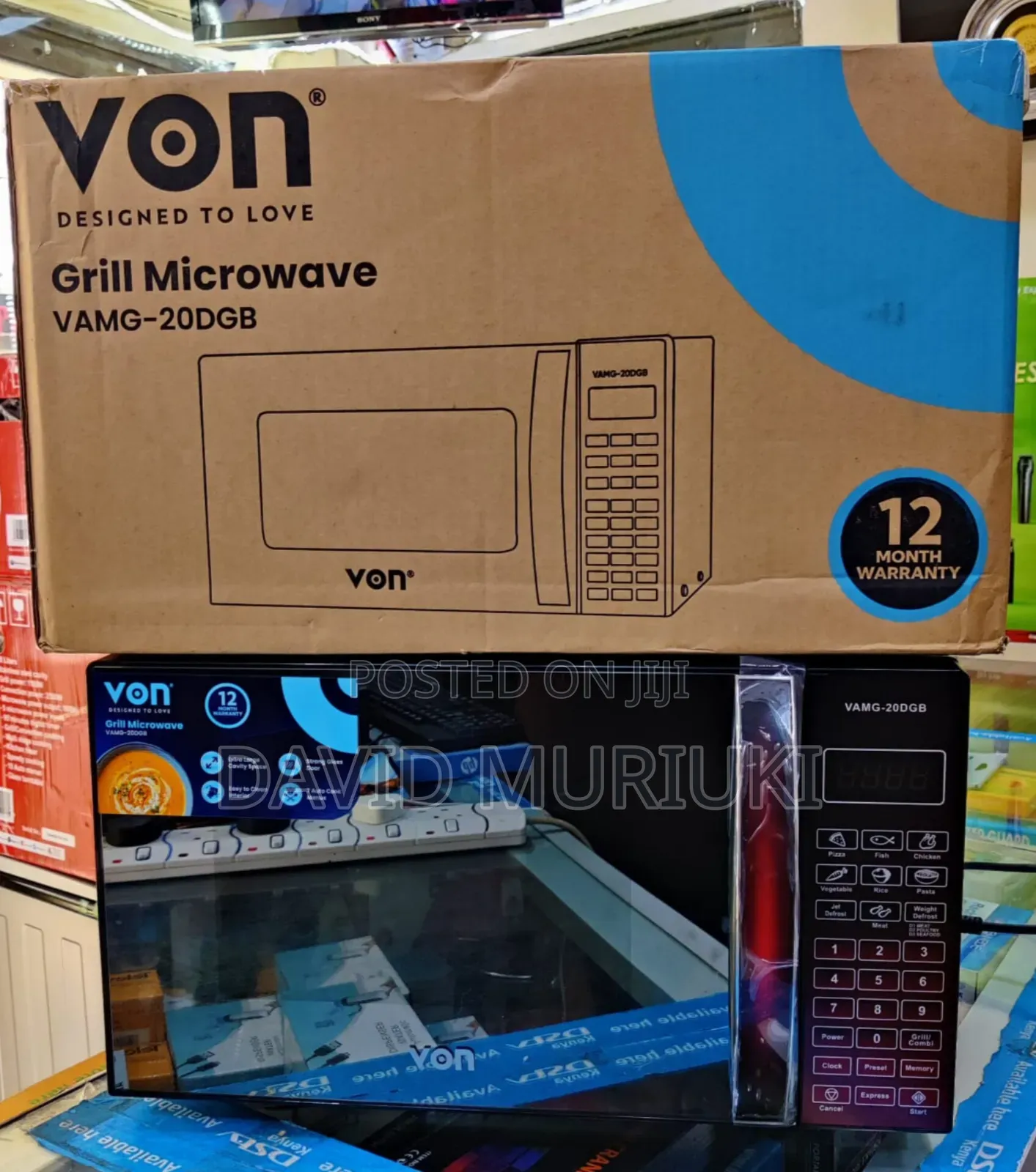 Von Microwave 20l 20dgb Grill