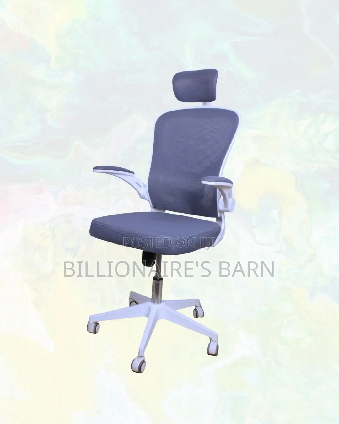 Ergonomic Work Chair | Posture Support, Neck Support Headrest