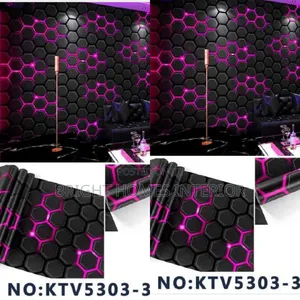 Pink 3d Saloon Wallpaper