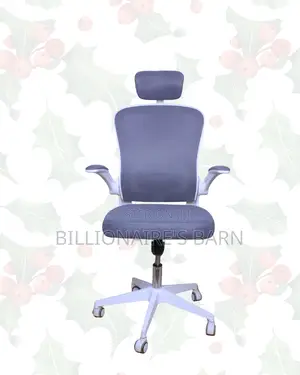 Headrest Office Chair — All-Day Comfort, Adjustable Headrest Support