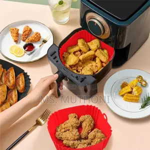 Round Reusable Silicone Air Fryer Liner