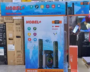 Nobel Tall Boy Speakers-Bt Hometheare-55000w Pmpo- Nb 2080