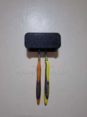 Black Wall Mounted Toothbrush Holder