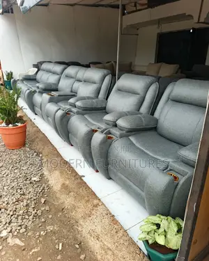 Modern 7 Seater Semi Recliner Sofa