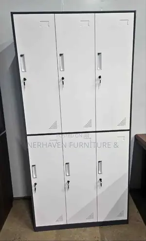6 Compartment Locker Cabinet – Secure Office Staff Storage