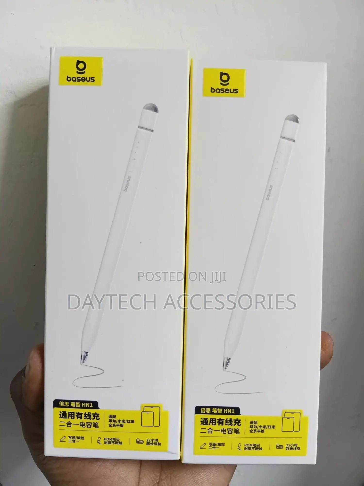 Baseus Stylus Pen Wise Writing Hn1 Universal Version 2-in-1 Stylus.