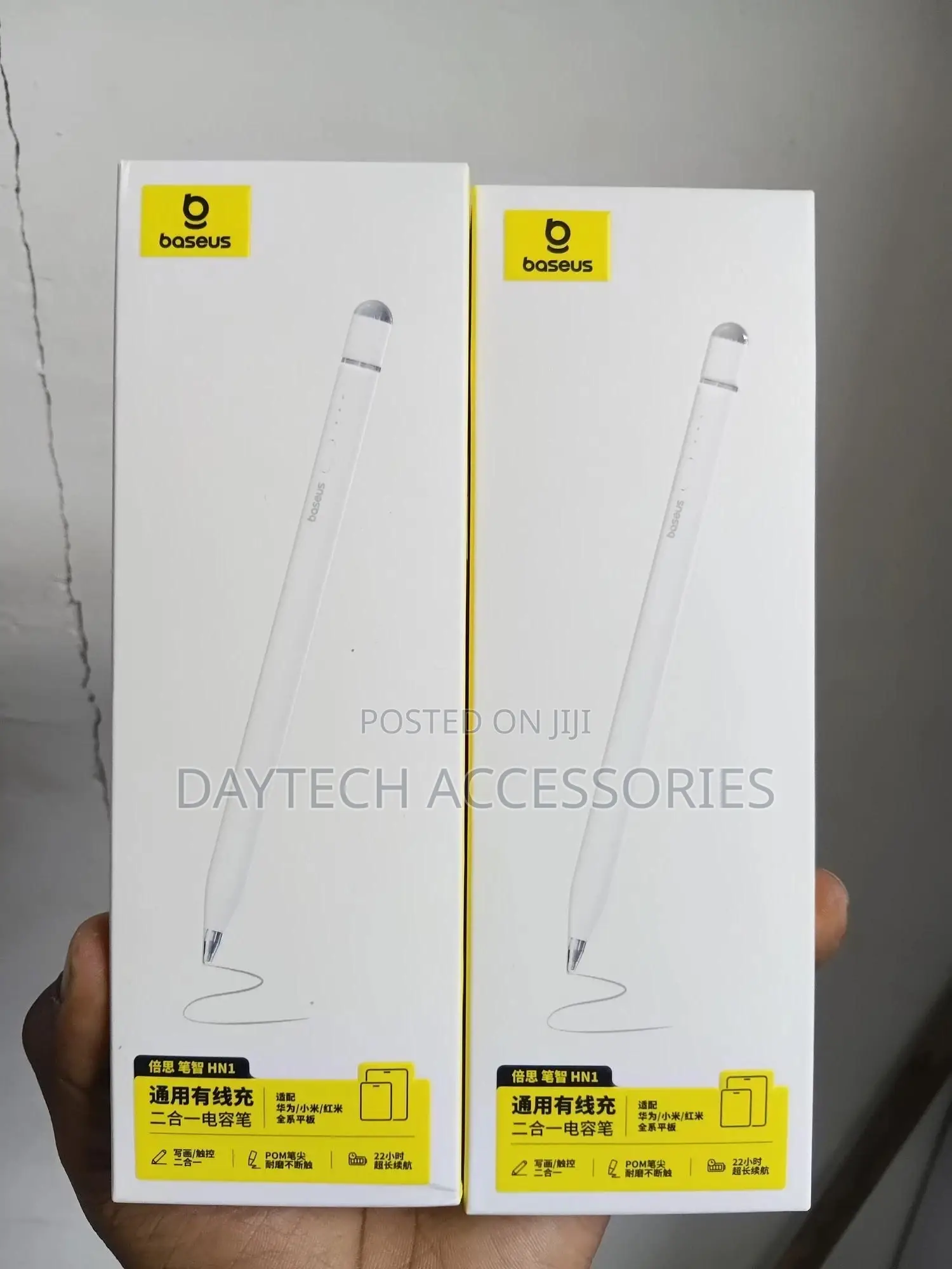 Baseus Stylus Pen Wise Writing Hn1 Universal Version 2-in-1 Stylus.