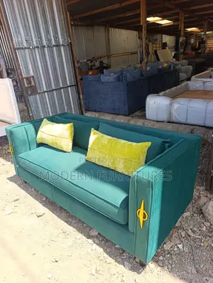 Elegant,Green 3 Seater Sofa