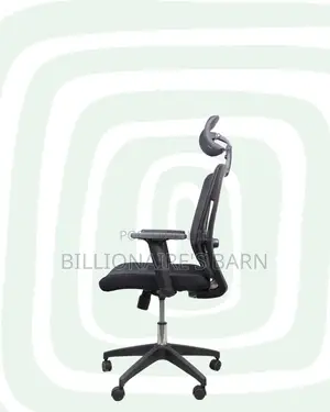 Headrest Office Chair — Easy Adjustments, Adjustable Headrest Support
