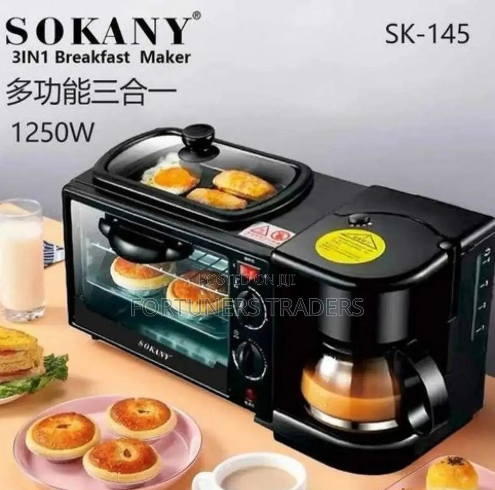 3 in 1 Sokany Breakfast Maker