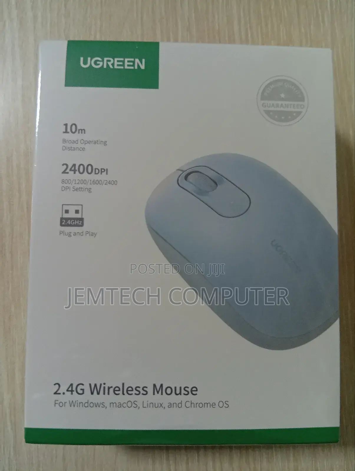 Ugreen Wireless Moonlight Gray Mouse ^° Wireless 2.4g
