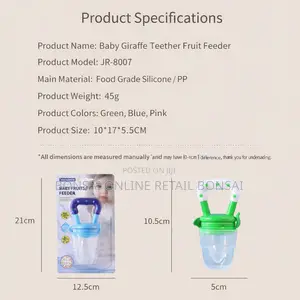 Baby Fruit Pacifier Feeder for Toddlers – Fresh Food Nibbler Teether