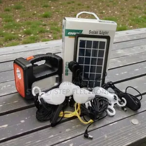Dat at-9011b Home Solar Lighting Kit With Fm Radio Usb Charging