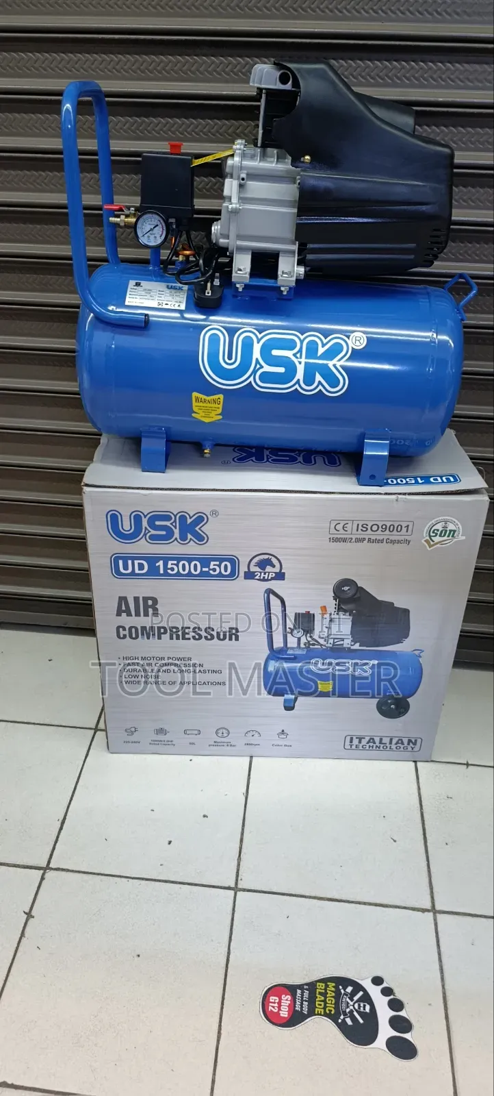 Electric Usk Compressor Portable/Affordable 50l Compressor