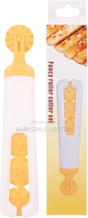 Pastry Wheel Dough Roller 4-in-1 Cutting Cutter Noodles Cookies Pasta