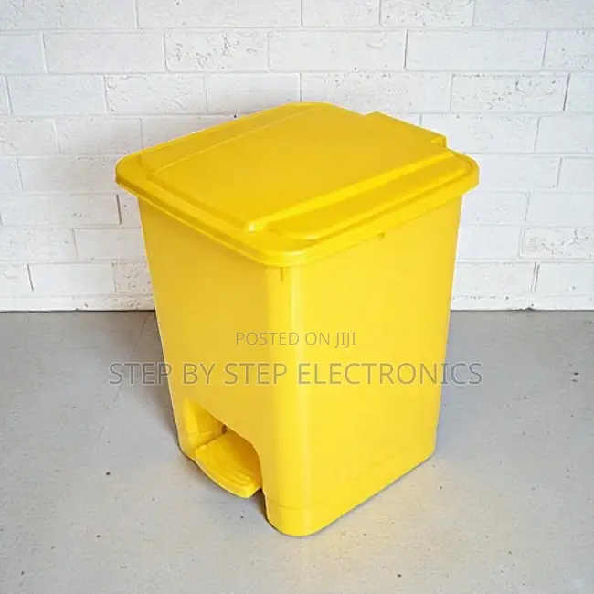 Home Use 30l Hard Plastic Step Pedal Waste Garbage Dust Bin