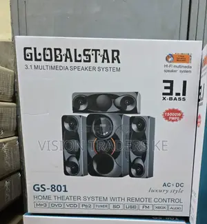 Globalstar 3.1ch Home Theatre System With Remote Control Woofer Syster