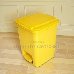 Restaurants Use 30l Hard Plastic Step Pedal Waste Garbage Dust Bin
