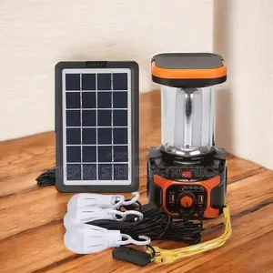 Dat-at 9016b Portable Solar Lighting System With Mp3 Fm Radio