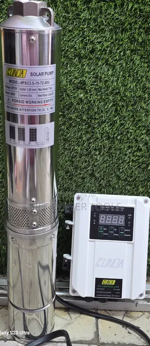 70m Head Submersible Solar Pump With Control Box/Submersible Solarpump