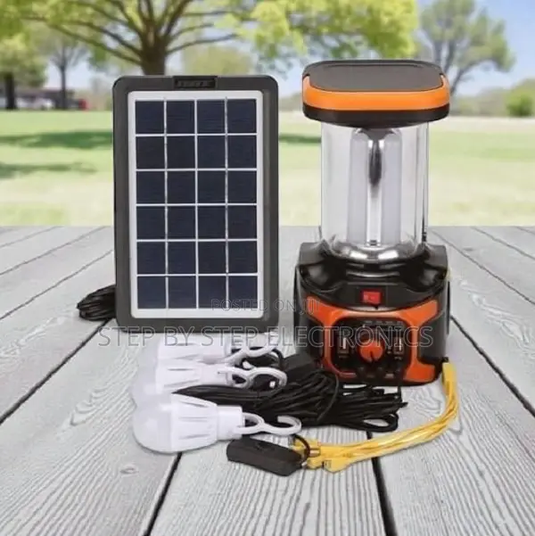 Dat-at 9016b Multi-Function Solar Lighting Kit With Fm Radio