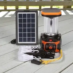 Dat-at 9016b Solar Lighting Kit With Usb Charging Led Bulbs