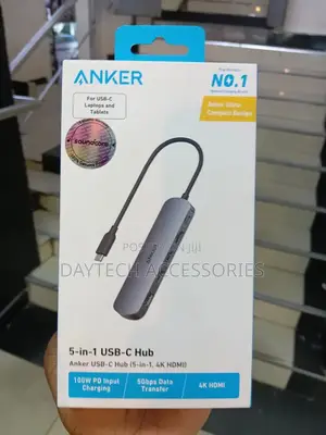 Anker Usb-C Hub (5-in-1, Hdmi) With 100w Pd