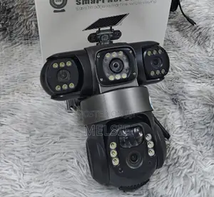 Pan, Tilt Zoom (Ptz) Triple Lens 4g Solar PTZ Camera
