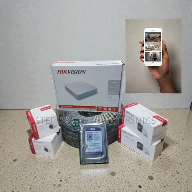 Built-in Colored Night Vision 4 Hikvision 1080p CCTV Cameras Kit