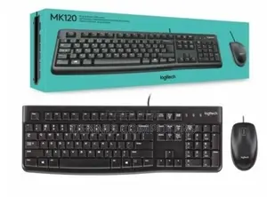 Logitech Mk120 Wired Keyboard and Mouse Combo
