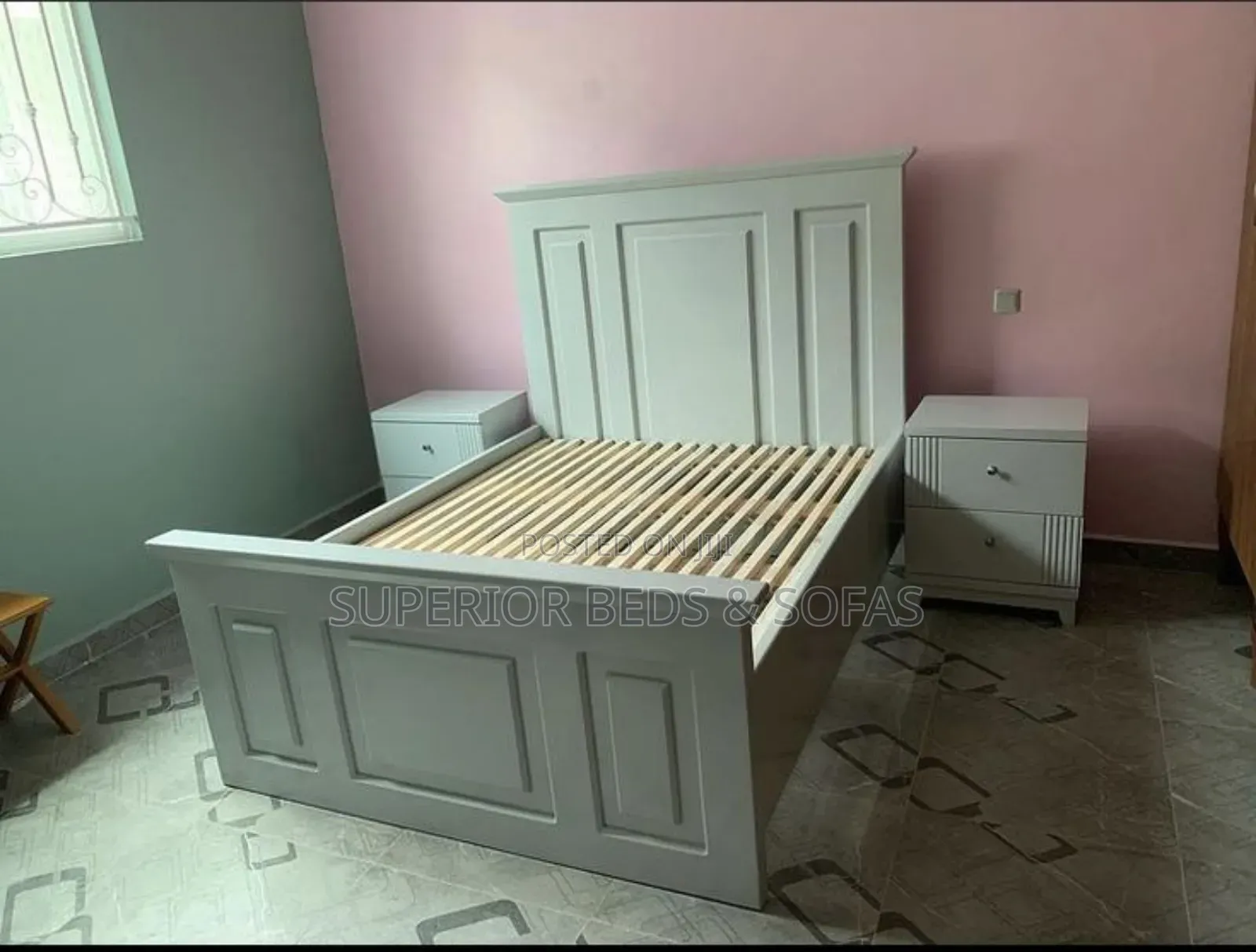 Modern Panel Bed Size 5 by 6.