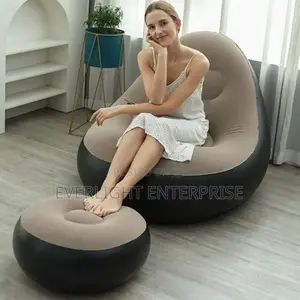 Inflatable Lazy Sofa With Foot Step