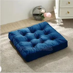 Blue Square Floor Pillows
