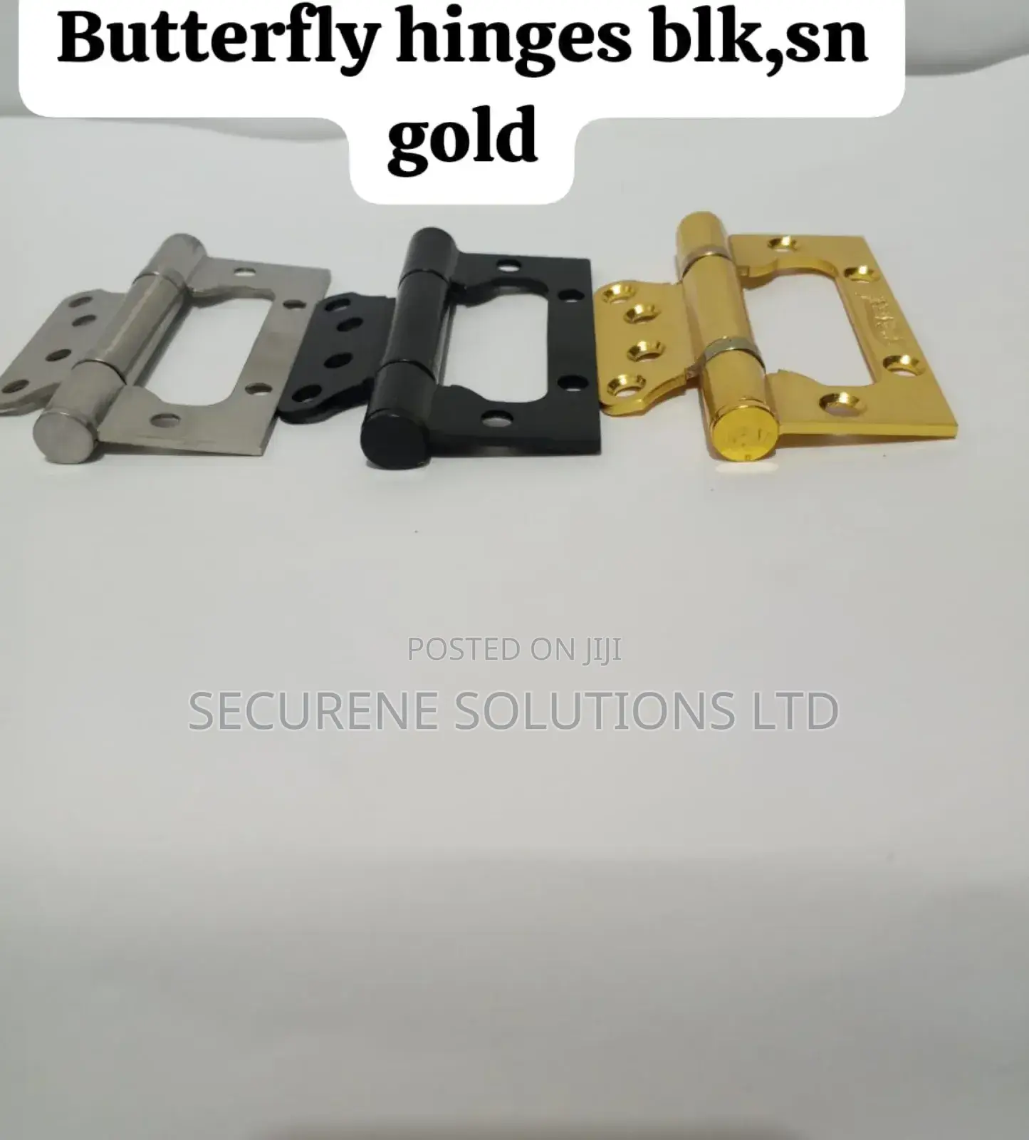 Butterfly Hinges Gold,Black &Silver