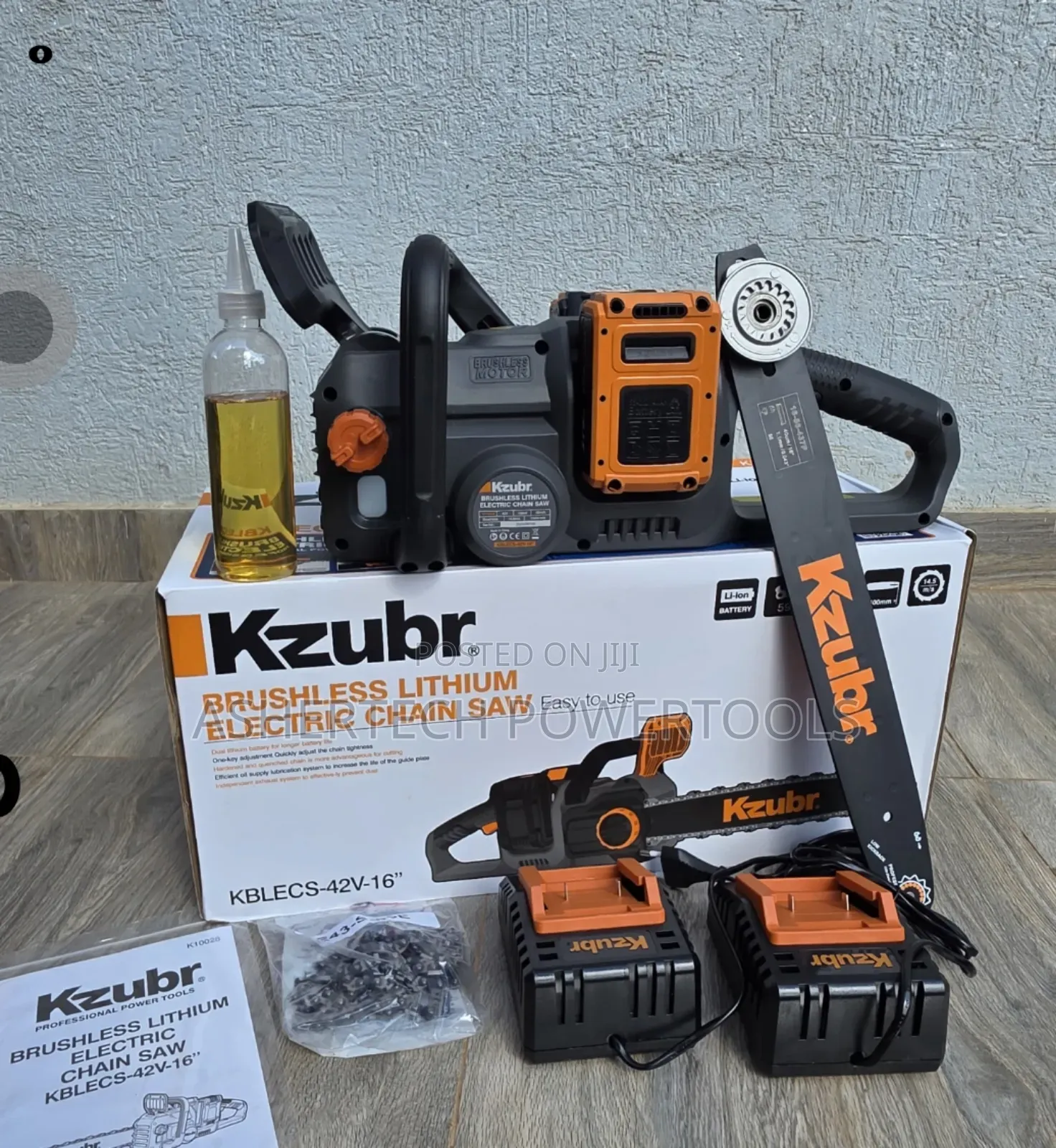 Kzubr Cordless Chainsaw/Chain Saw 16inches/Powersaw Cordless