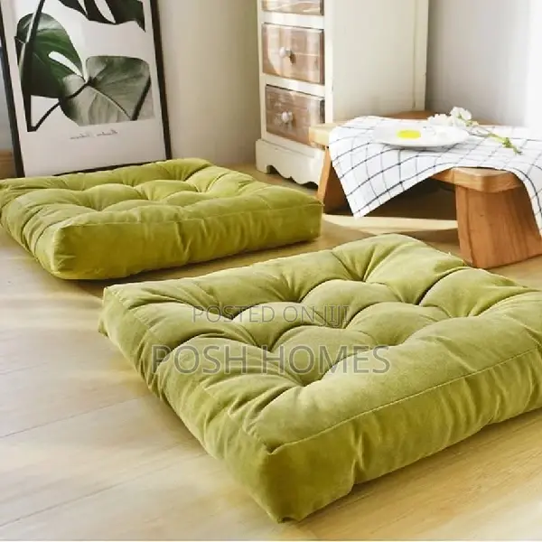 Green Ground Floor Pillows