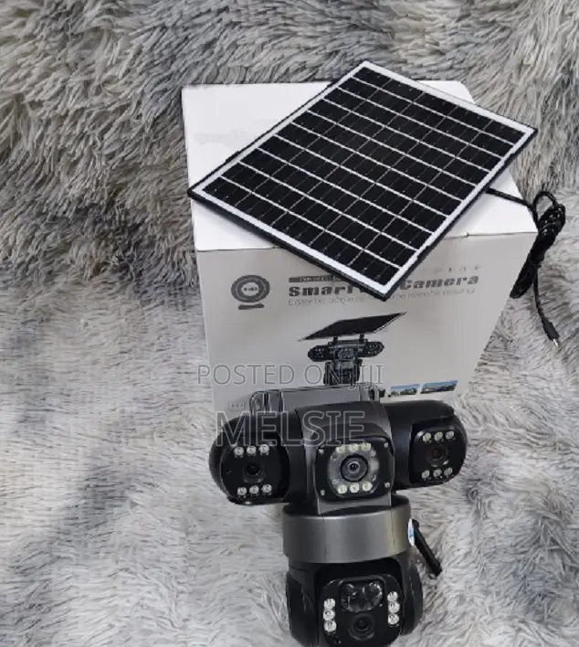 4g Solar-Powered PTZ Security Camera With High-Resolution Video