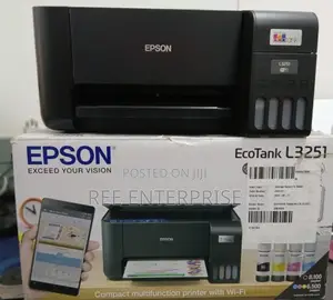 🔥🔥Epson Ecotank L3251 A4 Wifi Wireless All In One Ink Tank Printer