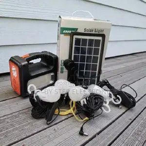 Dat at-9011b Solar Lighting Kit With Bluetooth USB Ports
