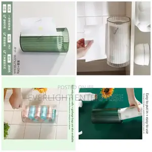 Well Mounted Bathroom Tissue Box