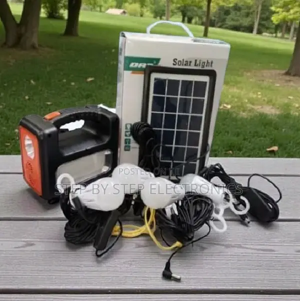 Dat at-9011b Solar System With USB Charging Mp3 Player