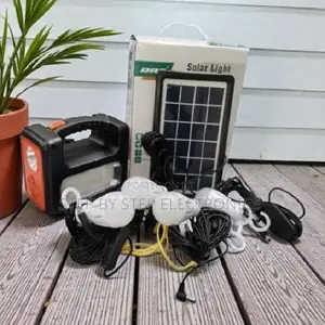 Dat at-9011b Compact Solar Lighting Kit With Fm Radio