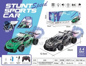 Kids Remote Control Stunt Car – Rechargeable Speed Sports Rc Toy