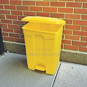 30l Hard Plastic Rectangular Step Pedal Bin for Medical Facilities