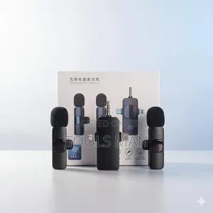  3-in-1 Dual Wireless Lavalier Microphone
